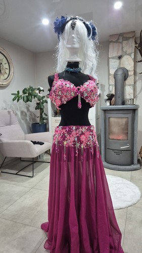 Bauchtanz kostüm fuchsia - bauchtanz,
